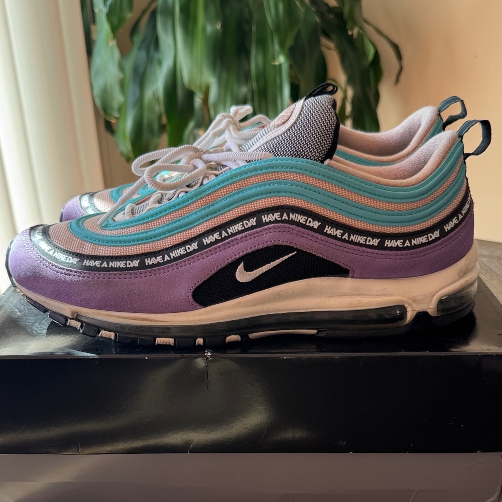 Nike Air Max 97 Purple and Blue Sneakers